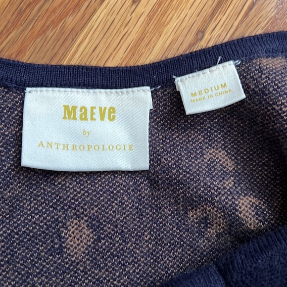 New Sexy Low Back Sweater Dress Blue Brown Cheetah Leopard Print M - Picture 9 of 12